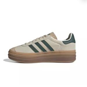 adidas Originals Gazelle Bold "Cream White/Green" Women's Shoe
